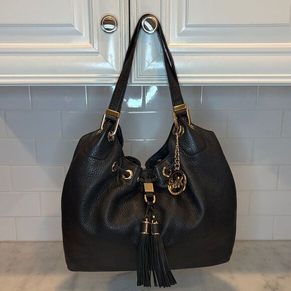 Michael Kors Handbags - Michael Kors Purse Leather Handbag Camden Large Pebbled Hobo Pocketbook Bag